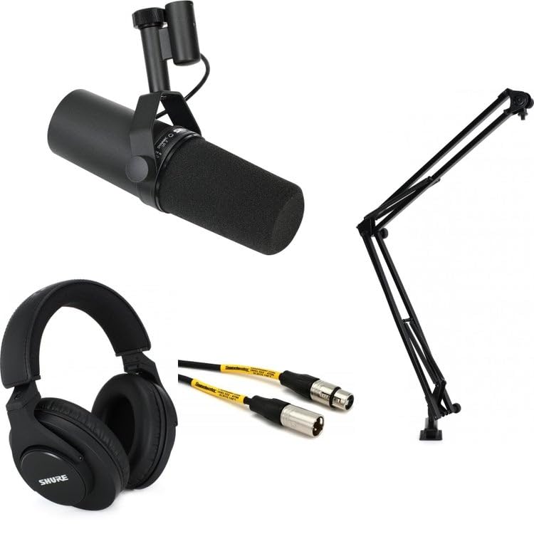 Amazon.com: Shure SM7B Dynamic Microphone with Boom Arm and